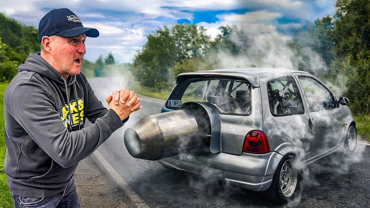 1er Démarrage de notre TWINGO SWAP Réacteur d'Avion #2