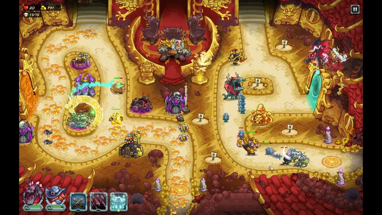 Kingdom Rush Alliance: The Split Challenge- The Demon King Stronghold- Impossible- NLL