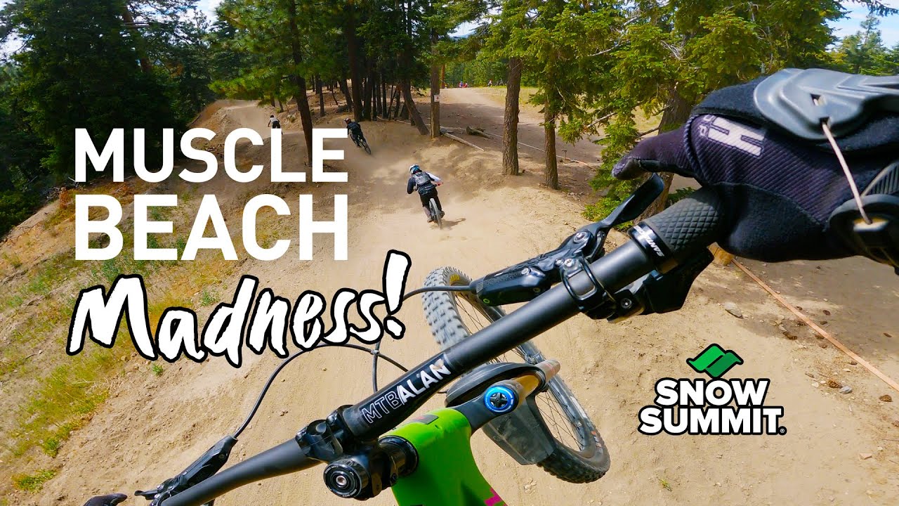 Tricks and Whips on Snow Summit's Muscle Beach!