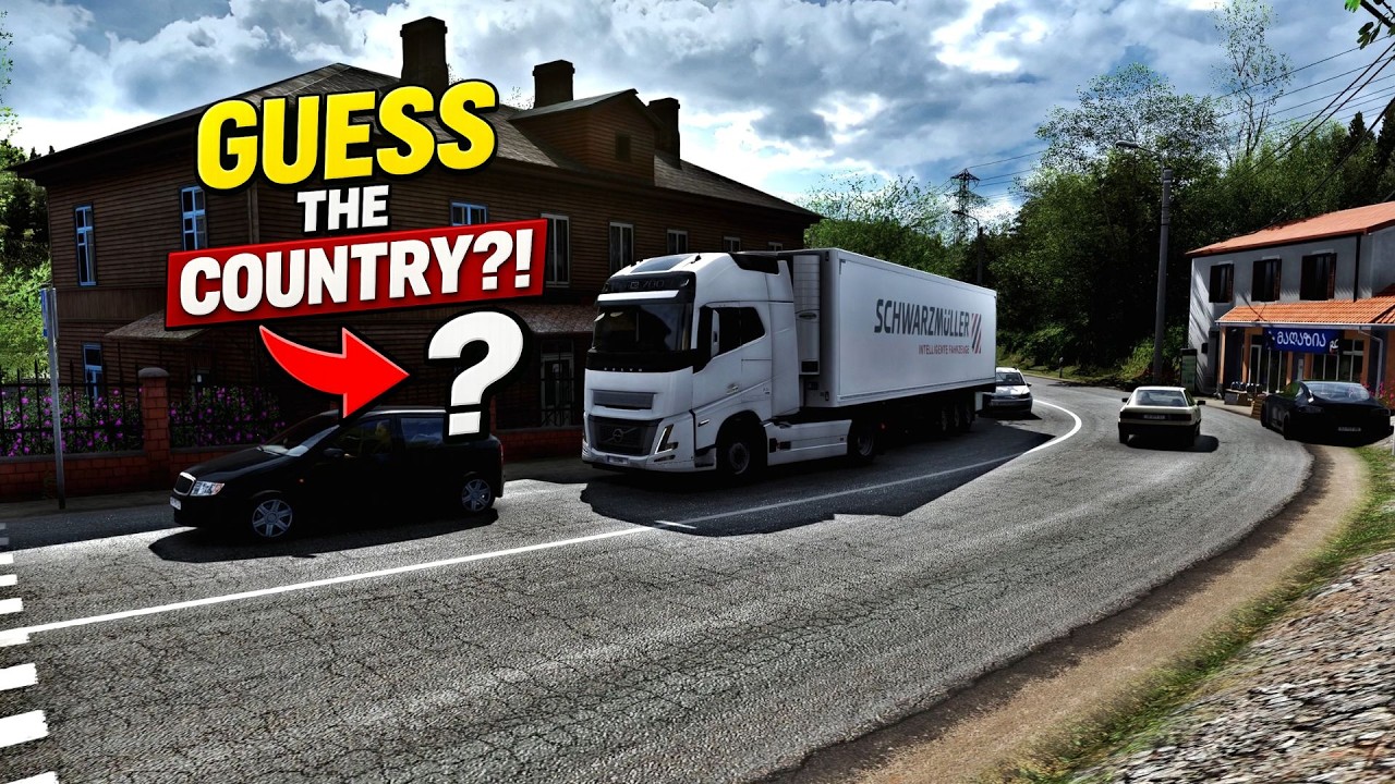 99% Can’t Guess This Country From This Road 😳 | ETS2 Tight Roads Challenge