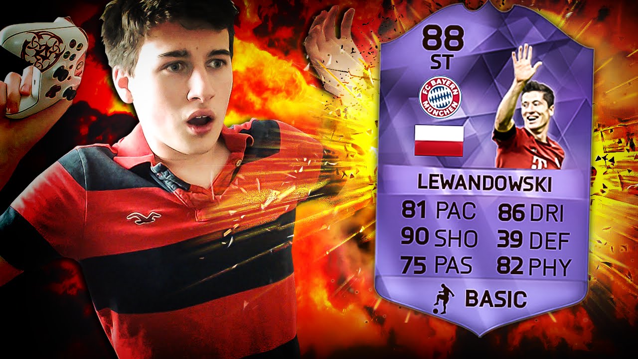 CRAZY HERO LEWANDOWSKI CARD WAGER!!! FIFA 16