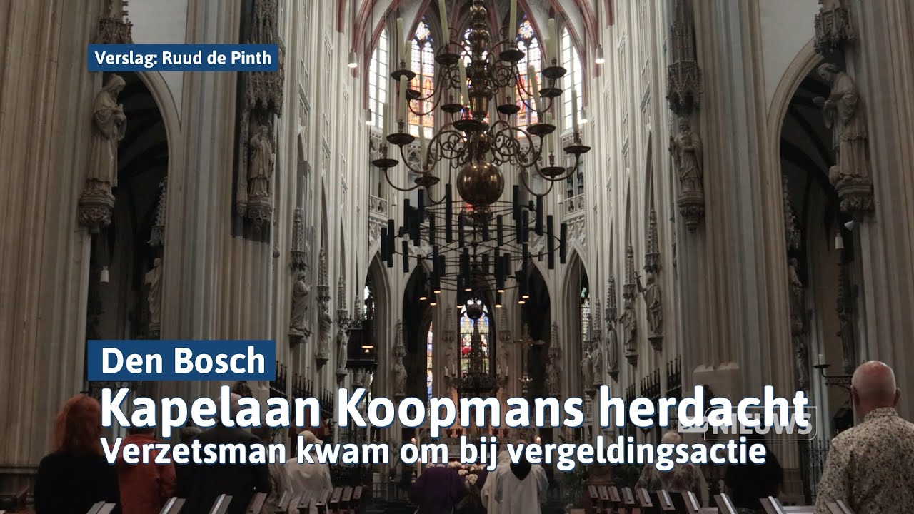 Verzetsman en kapelaan Koopmans krijgt plaquette bij herdenking 80e sterfdag I Dtv Den Bosch