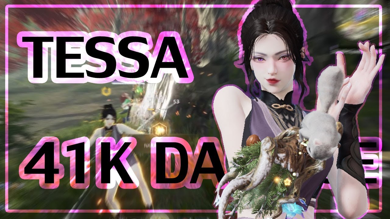 Tessa 41k damage with Dragon roar SS 9 | NARAKA BLADEPOINT