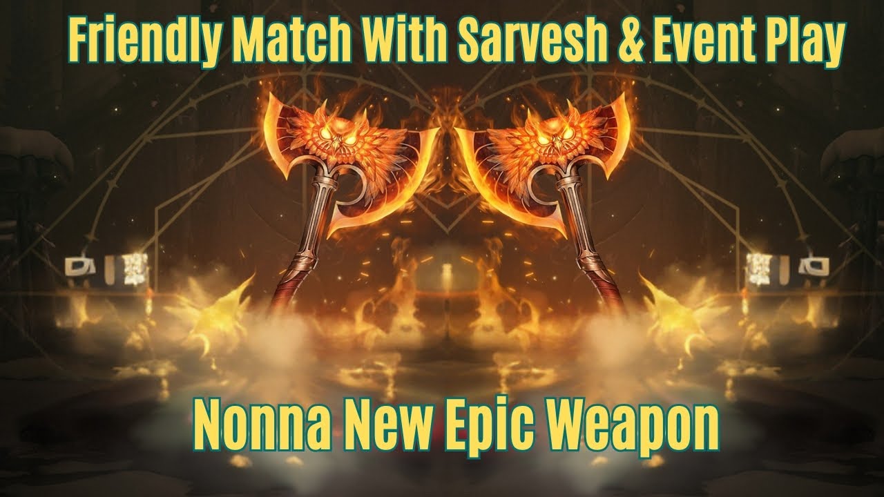 Friendly Match With Sarvesh & Event Play | Shadow Fight 4 Arena