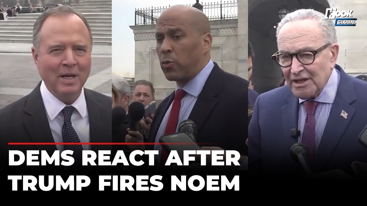 'The Rot Is Deep': Schumer, Booker, Schiff Take Victory Lap After Trump Fires Noem | DHS | US News