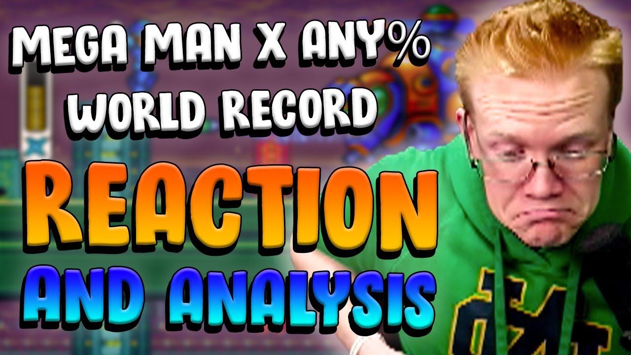 Профессиональный спидраннер реагирует и анализирует мировой рекорд MEGA MAN X ANY% за 30:54 от To...
