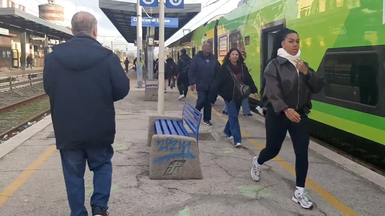 Onboard a train going home from THERAPHY