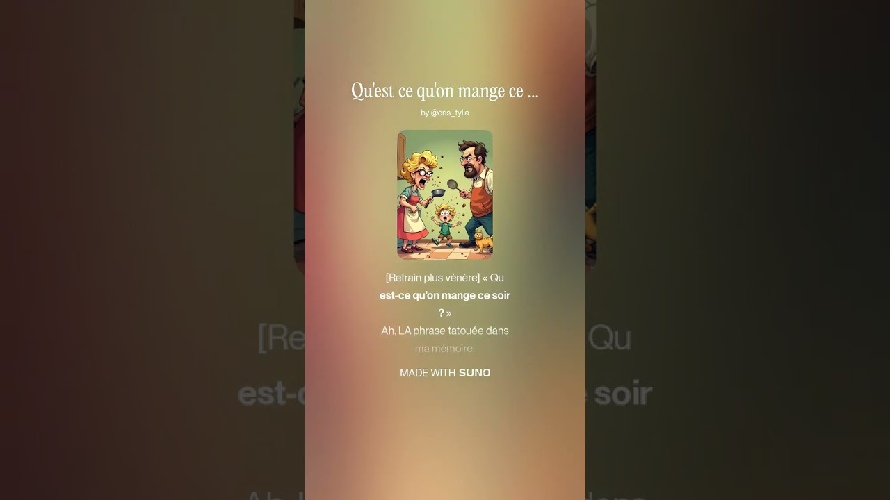 Qu'est ce qu'on mange ce soir By JlG