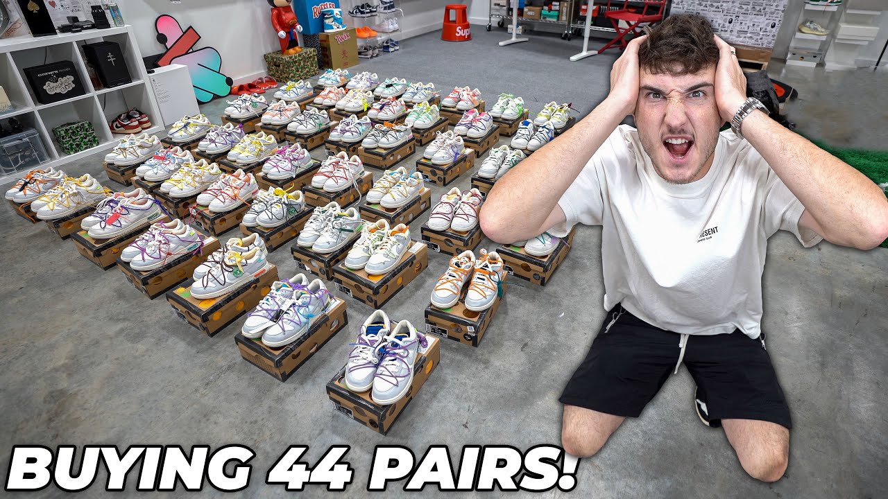 I Bought 44 Pairs Of The Off White 50/50 Dunk...... (Episode #4!)
