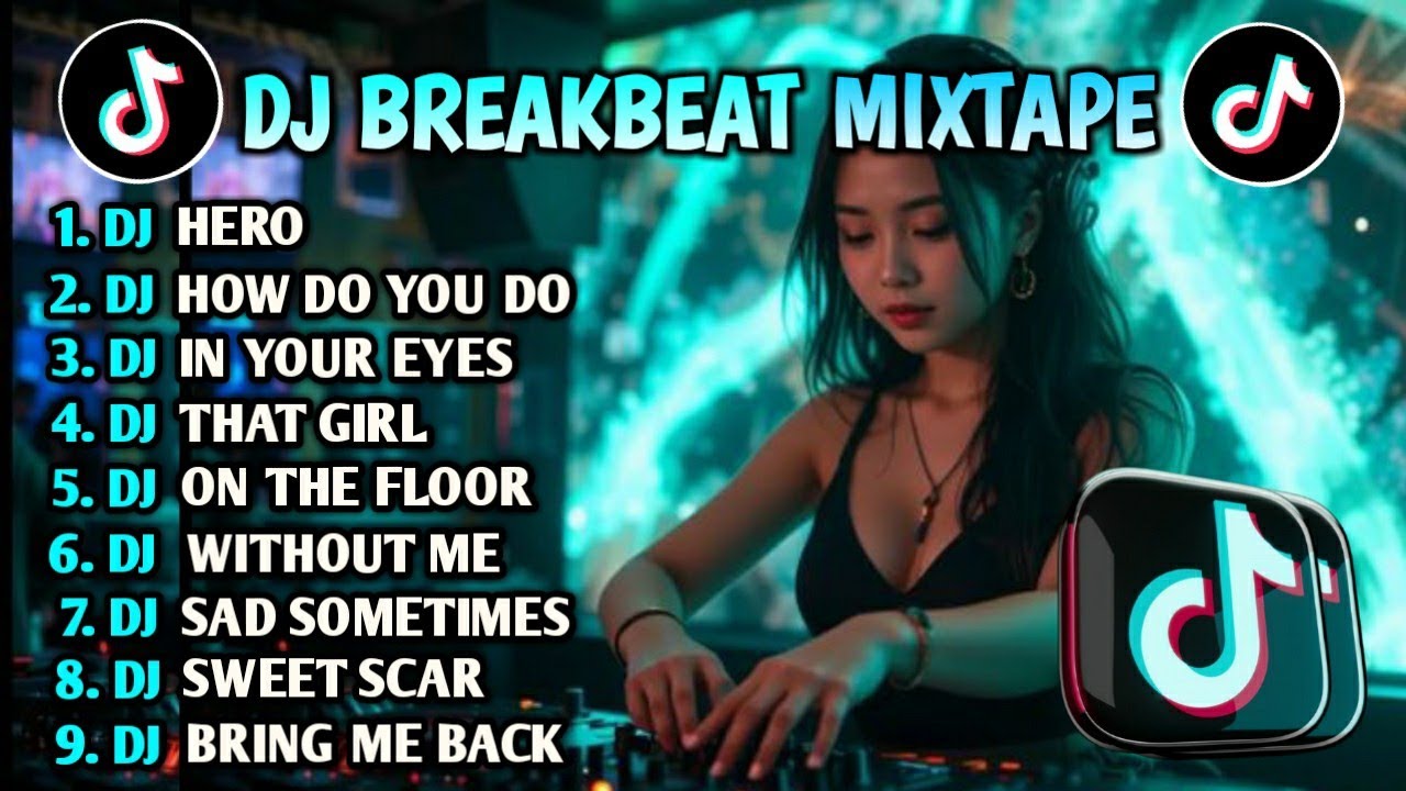 🎵 DJ CAMPURAN TIKTOK TERBARU SLOW BASS ❗ BREAKBEAT REMIX COMPILATION