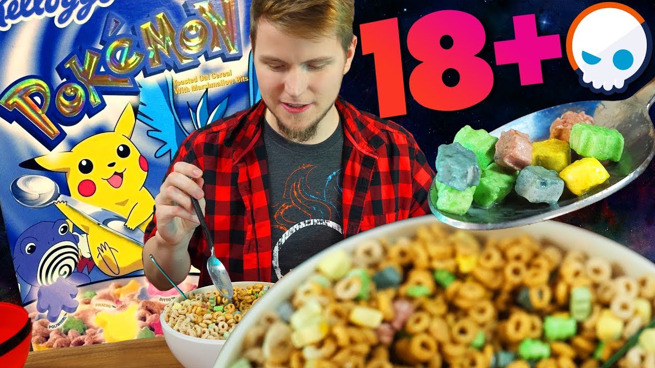 I ate an 18-YEAR-OLD! Box of Pokémon Cereal... | Gnoggin
