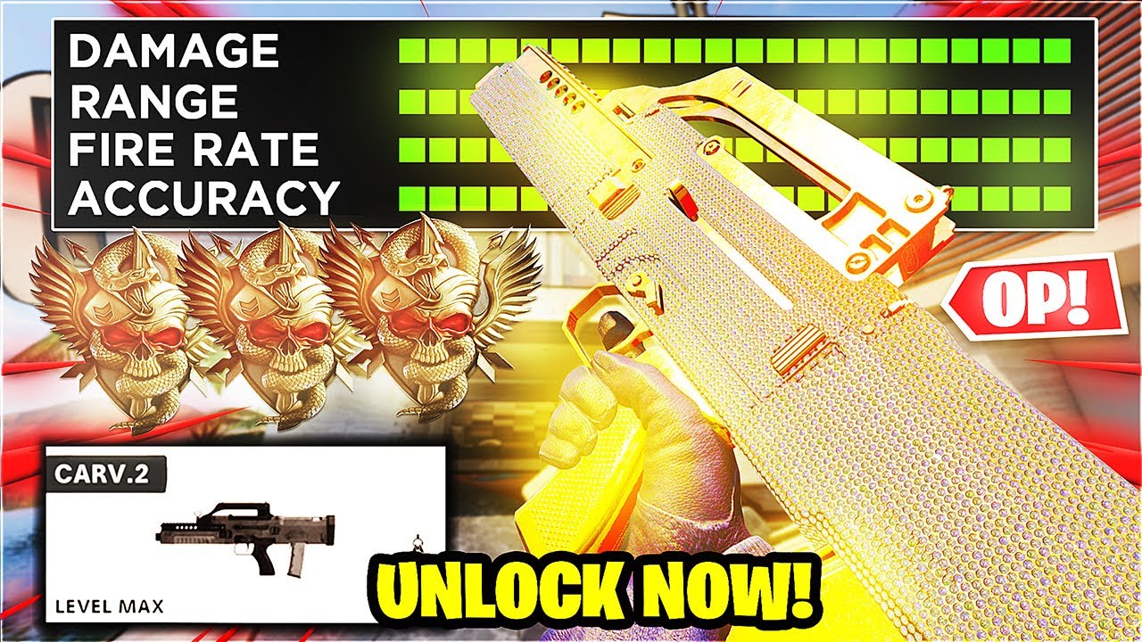 How to Unlock Overpowered CARV2 FAST Cold War Warzone (Best CARV 2 Class Setup Loadout Attachments)