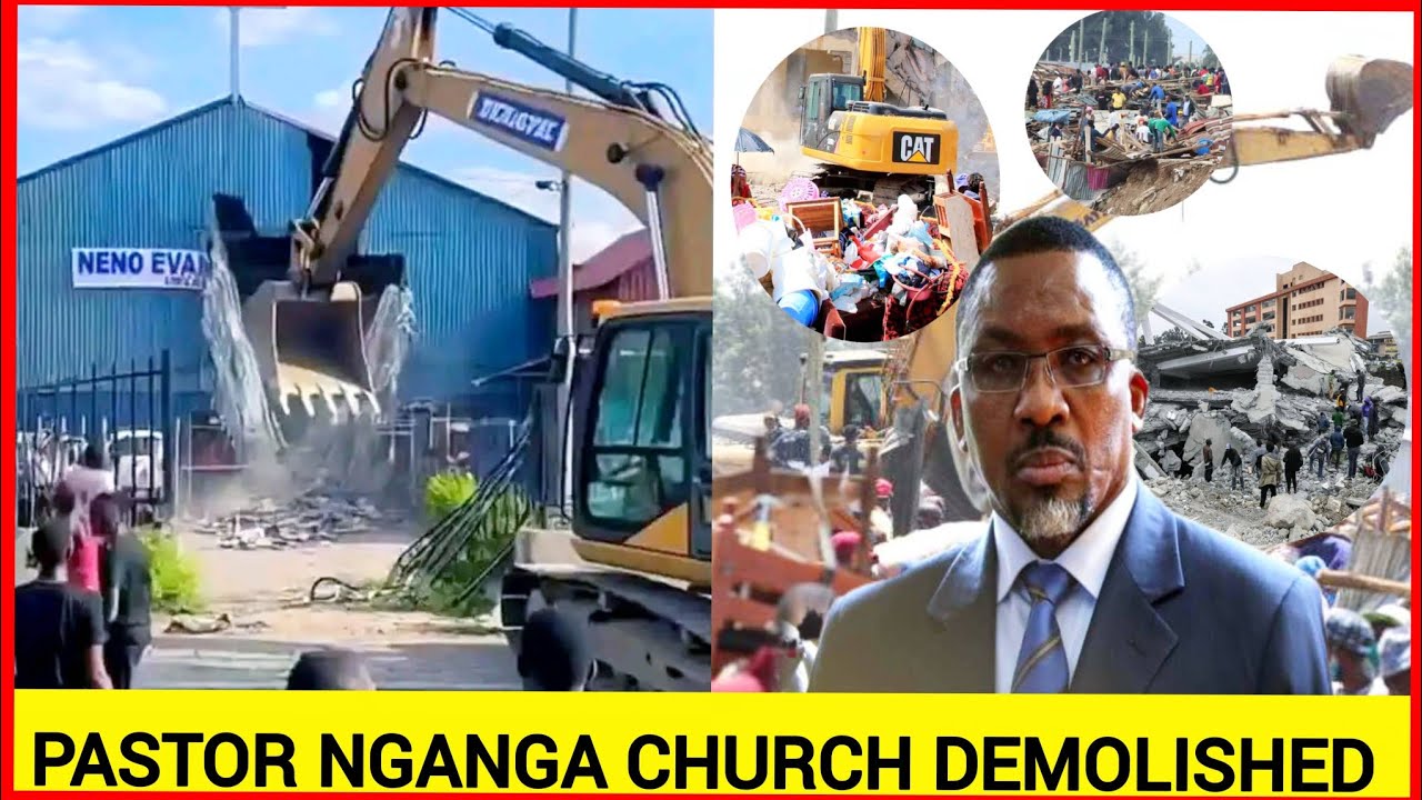 Breaking News! Pastor nganga church finally demolished today, pastor nganga breakdown in tears 😭💔