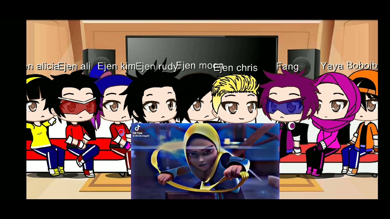 Ejen ALL DAN KAWAN BoBoiBoy reaction secara random part 2 #monsta#ejenali#shorts