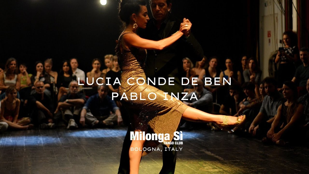 Lucia Conde de Ben y Pablo Inza alla Milonga Sì