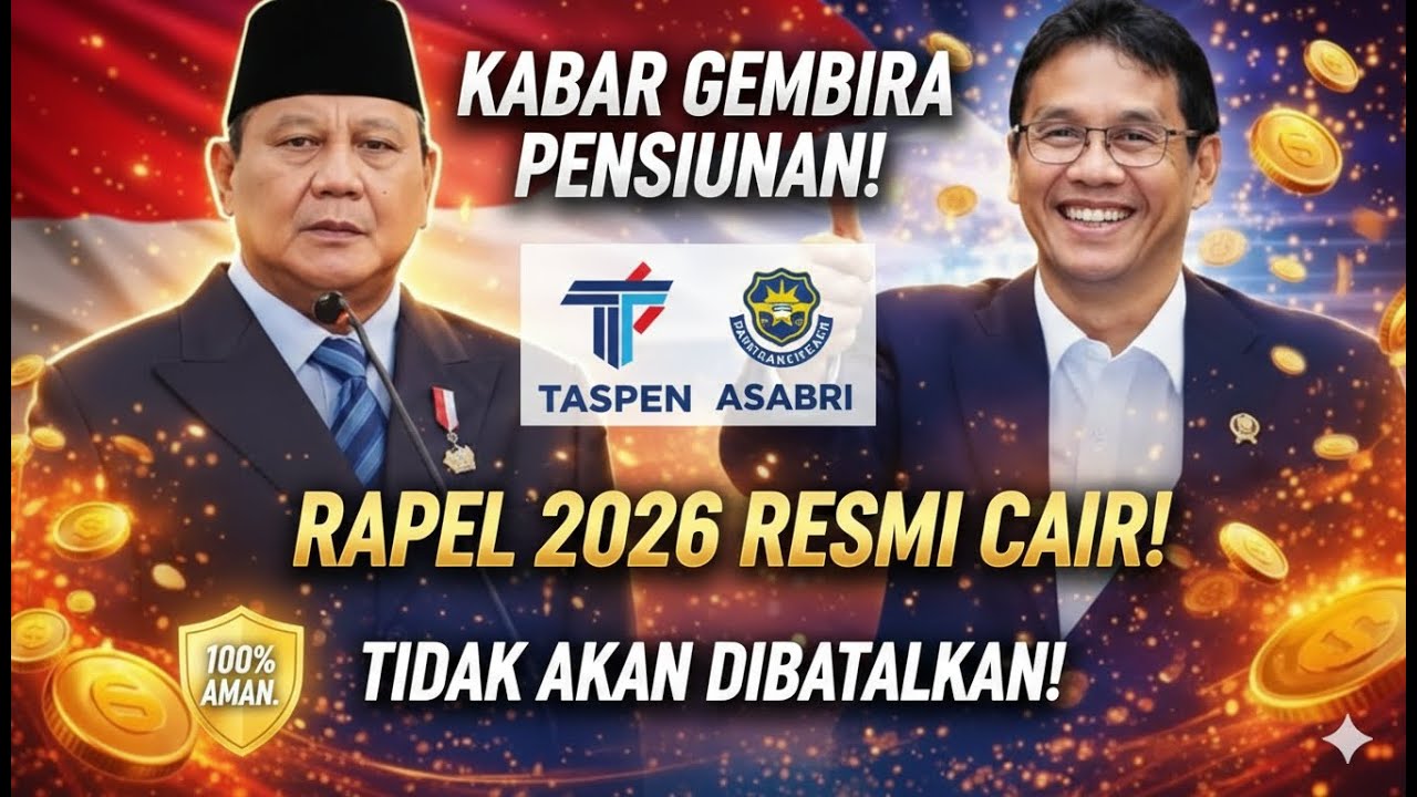 Pemerintah Pastikan! Rapel Pensiunan ASN–TNI–Polri 2026 Tidak Dihapus