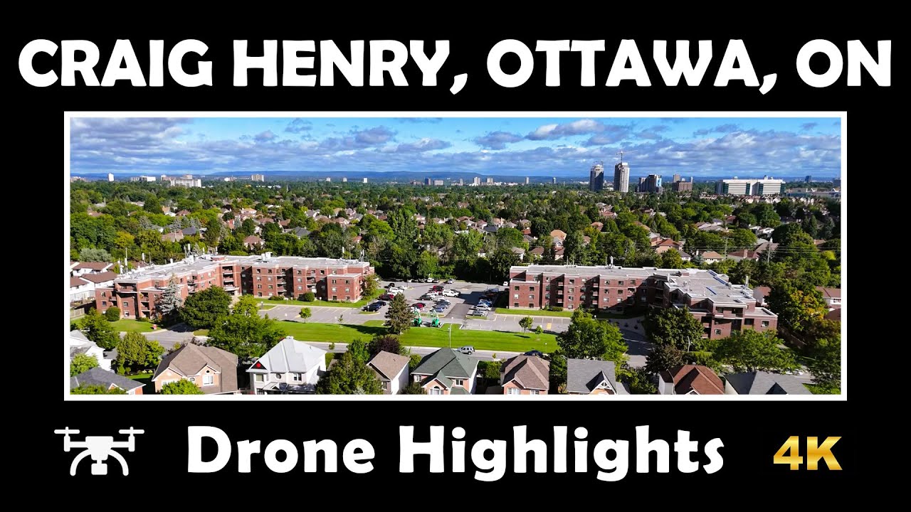 4K Drone Highlights: Scenic Craig Henry Views 🌆 | Quick Ottawa, Ontario Aerial Tour