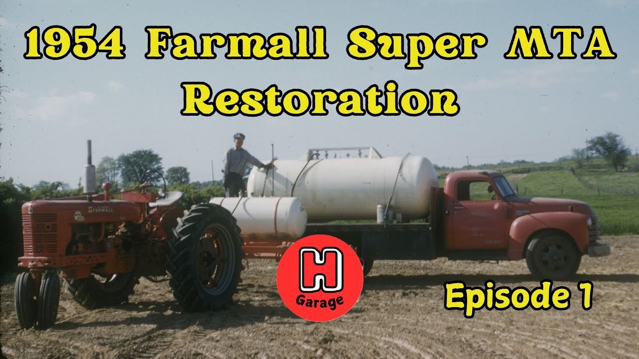 IHC Farmall Super MTA Tractor Restoration, Ep 1, History of this tractor and plans for restoration