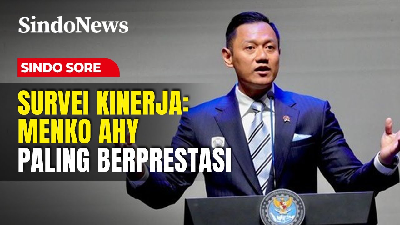 Setahun Pemerintahan Prabowo-Gibran, Menko AHY jadi Menteri Paling Berprestasi | Sindo Sore | 21/10