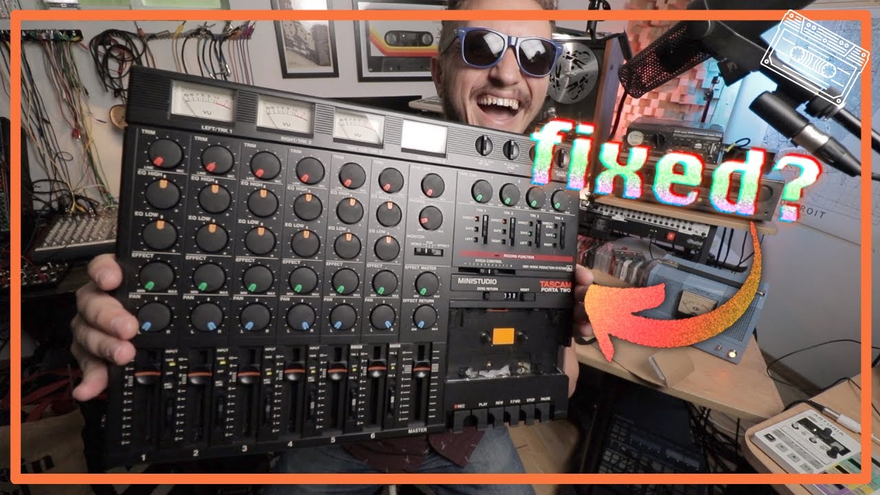 Testing My Repaired Portastudio | TASCAM Porta Two