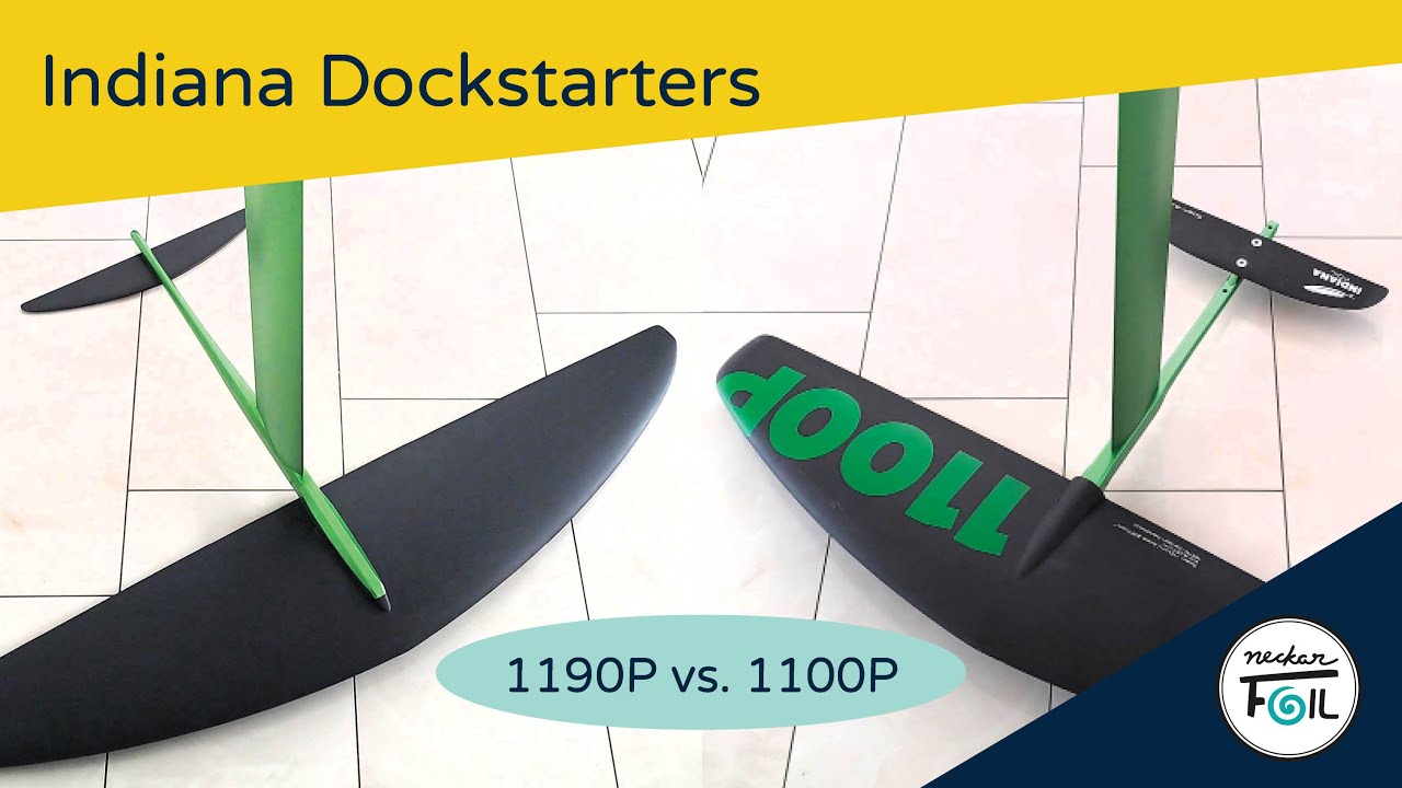 Indiana Dockstarters 1190P and 1100P - easy beginner pumpfoils