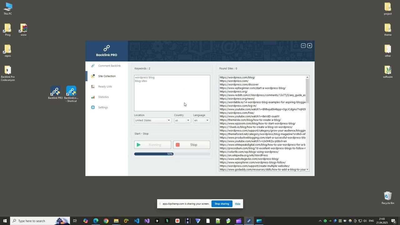 How to Find Websites for Backlinks with Backlink PRO Bot