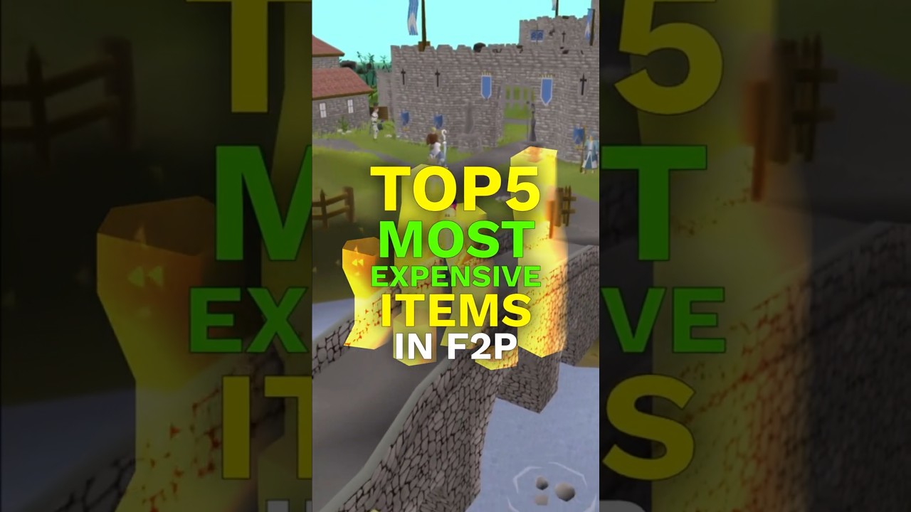 Most Expensive Items in F2P (OSRS)