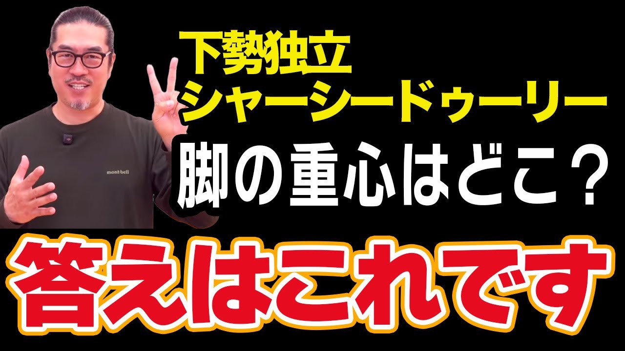 下勢独立シャーシードゥーリーのバイ脚の重心は？【太極拳解説】心地良い中村げんこうの太極拳、簡化24式太極拳・初心者からベテランまで気軽にできる太極拳・健康・瞑想・養生・陰陽・癒し・学び・幸福・気功