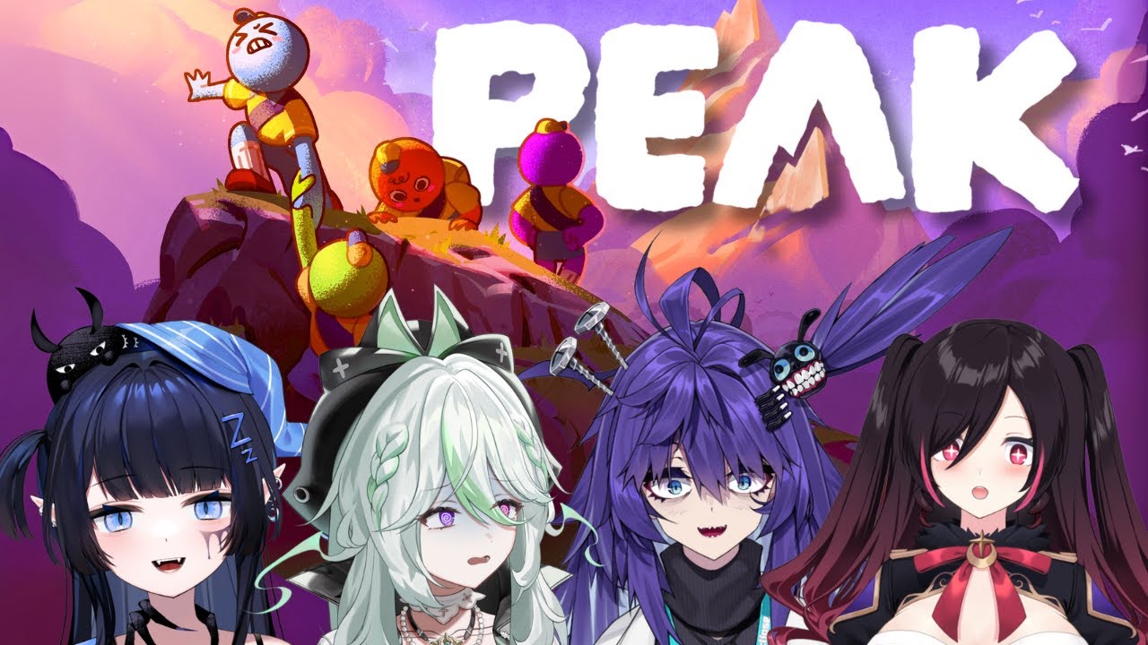 Never Let VTubers Climb Mountains Together.【PEAK】With​ LUNALIA @AliasAnono @DrNovae @YumitheWitch