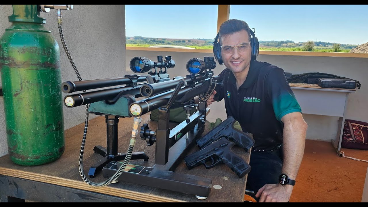 Comparativo Carabina M25 Thunder Black 9mm x 6,35mm