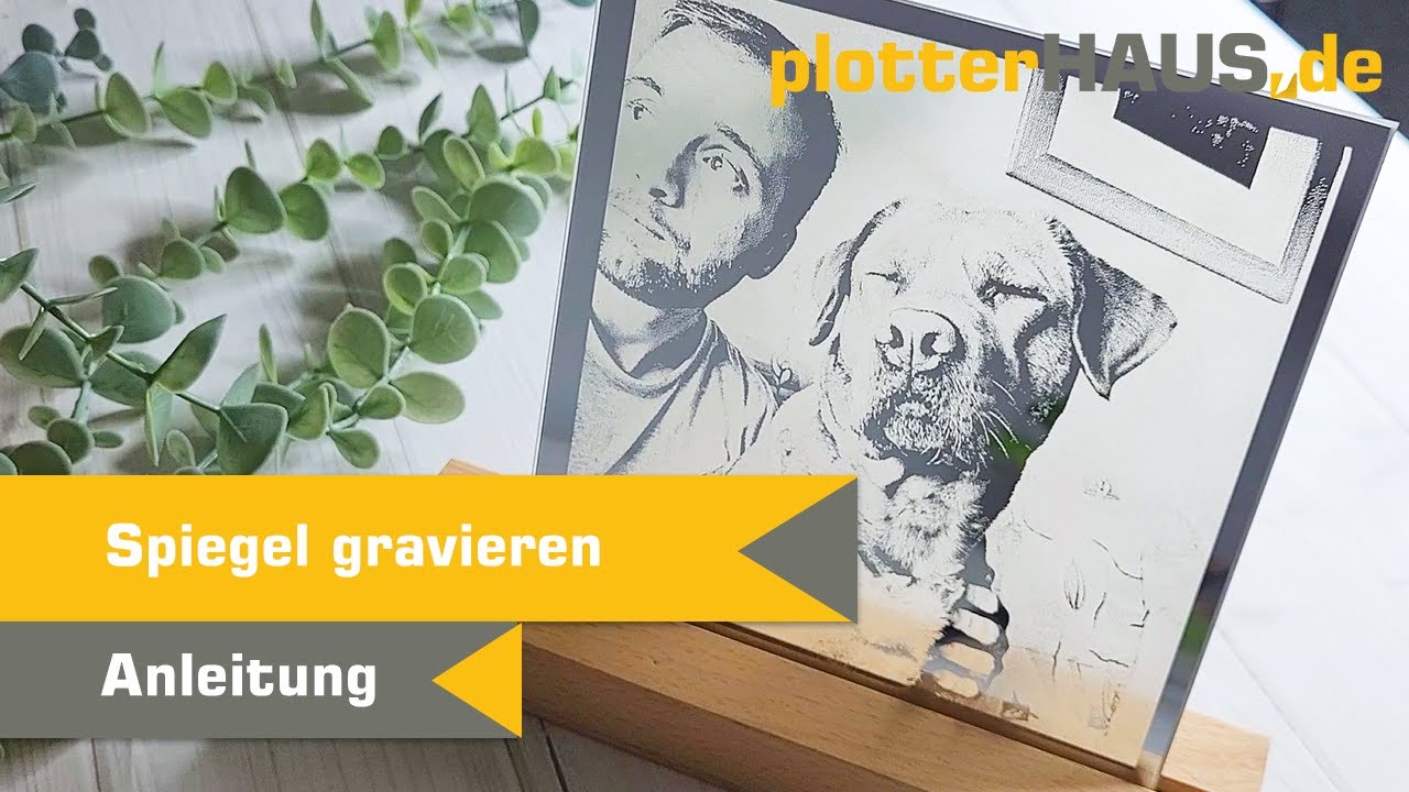 Spiegel gravieren | Anleitung