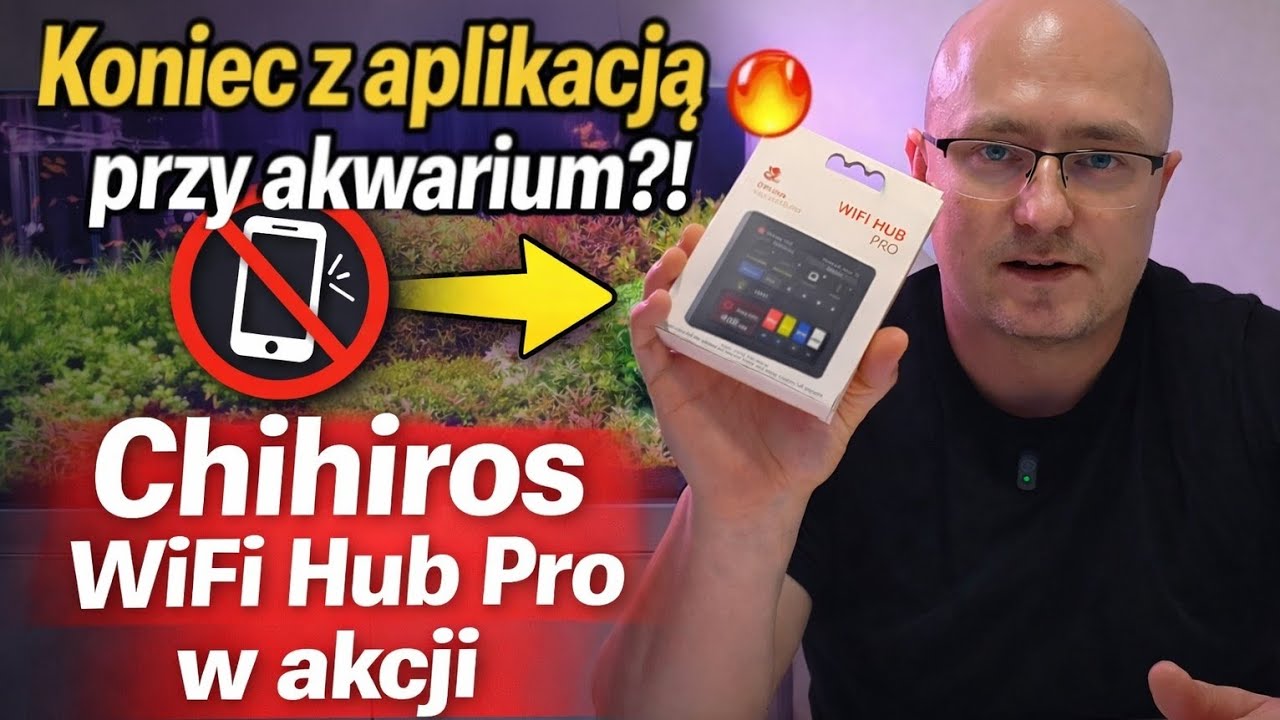 Koniec z aplikacją przy akwarium?! 🔥 Chihiros WiFi Hub Pro w akcji  