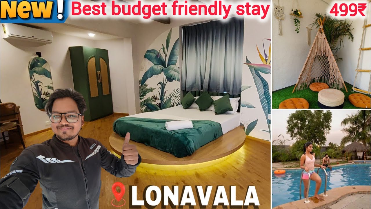 Best budget friendly stay in Lonavala | Private Pool , Games , Unlimited Breakfast | Mumbai Vlog