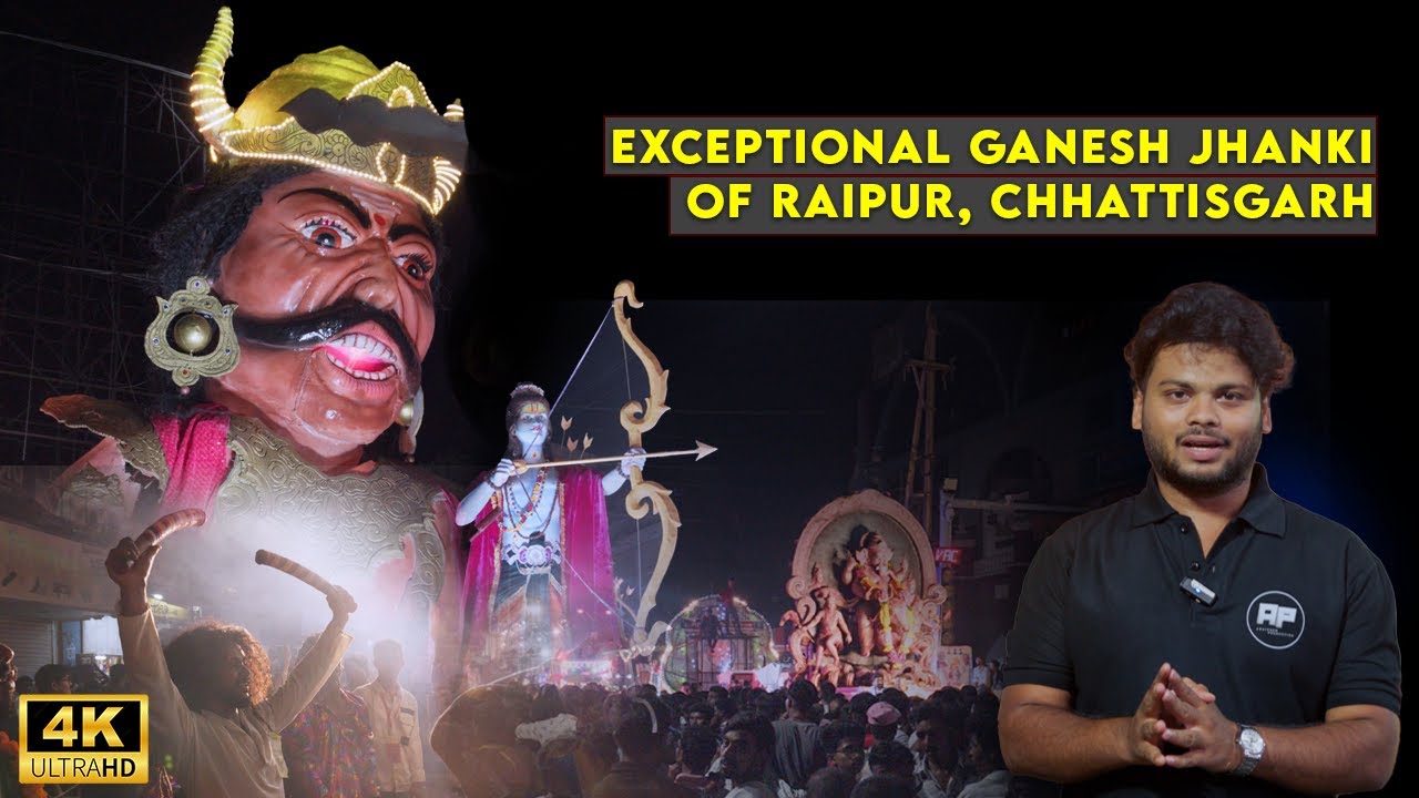 Biggest Ganesh Jhanki of Chhattisgarh | Raipur | 4KUHD