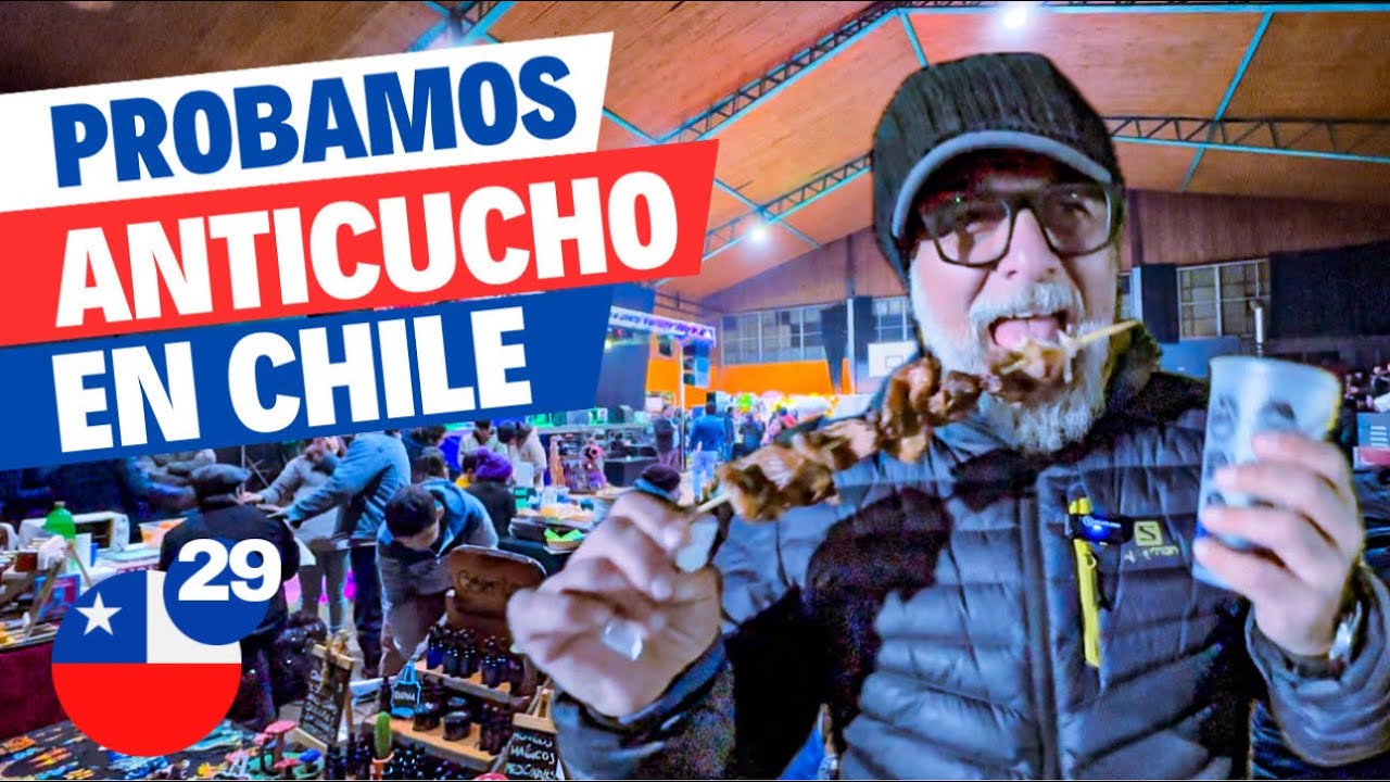 😛 PROBAMOS ANTICUCHO EN CHILE EN LA FIESTA DE LA CERVEZA EN MELIPEUCO Y ESTO NOS PASÓ!🇨🇱🍺