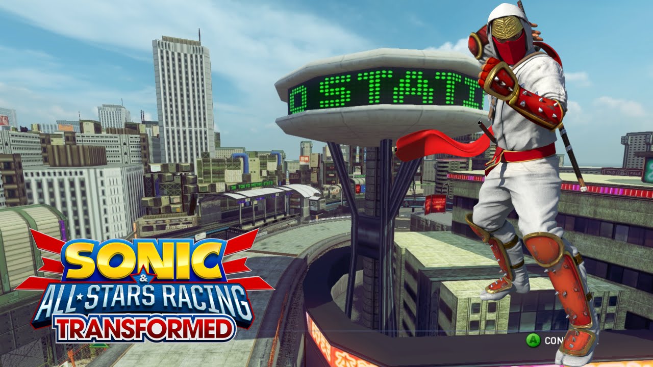 Sonic & All-Stars Racing Transformed [PC/Español]: Centro de Shibuya - Joe Musashi