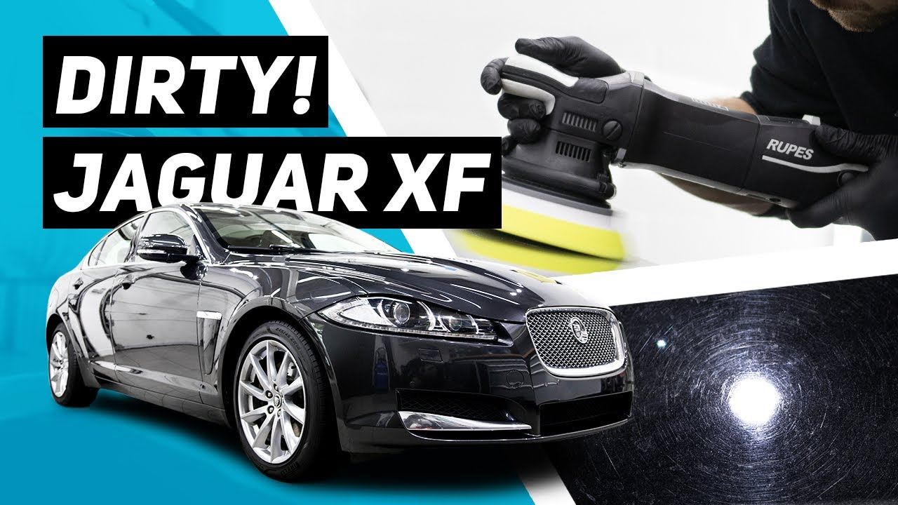 Interior & Exterior Car Detail Of A DIRTY Jaguar XF