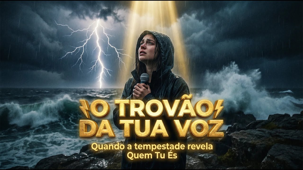 O TROVÃO DA TUA VOZ  | Quando a tempestade revela Quem Tu És  | Inspirado em Aline Barros