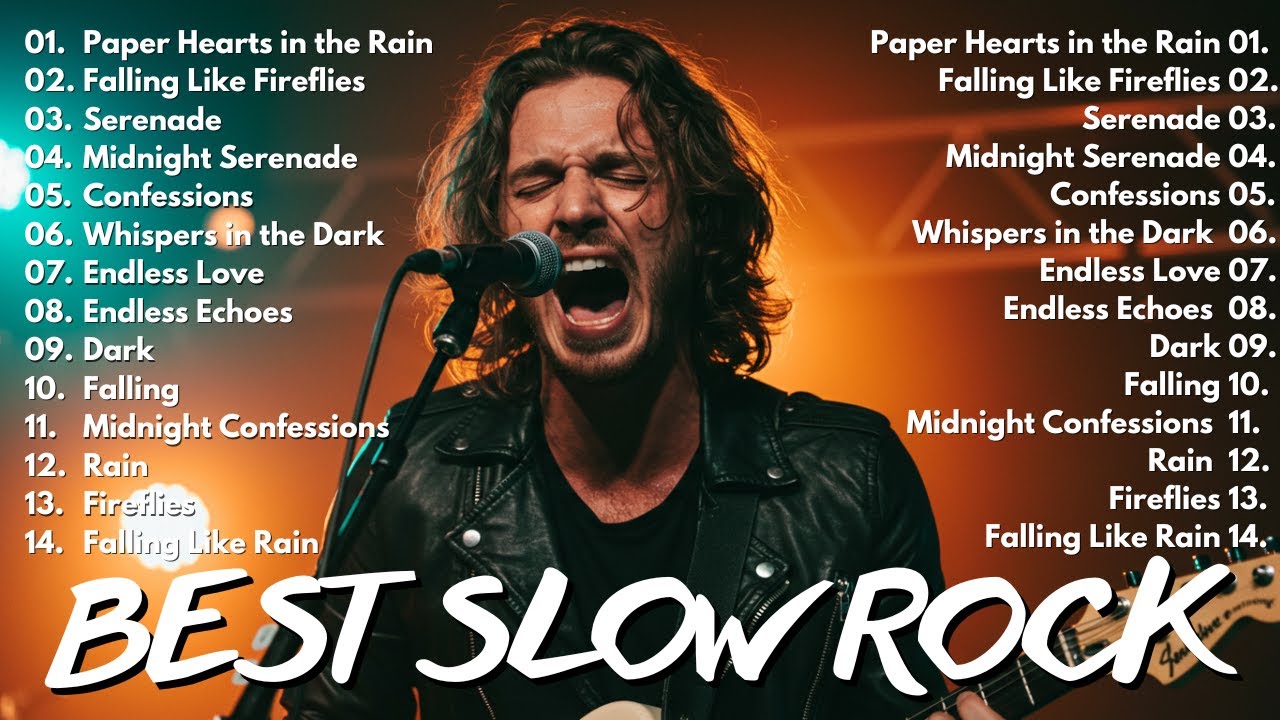 SLOW ROCK BALLAD | THIS ONE WILL MAKE YOU CRY TONIGHT 😭 | EMOTIONAL LOVE ROCK 🌙