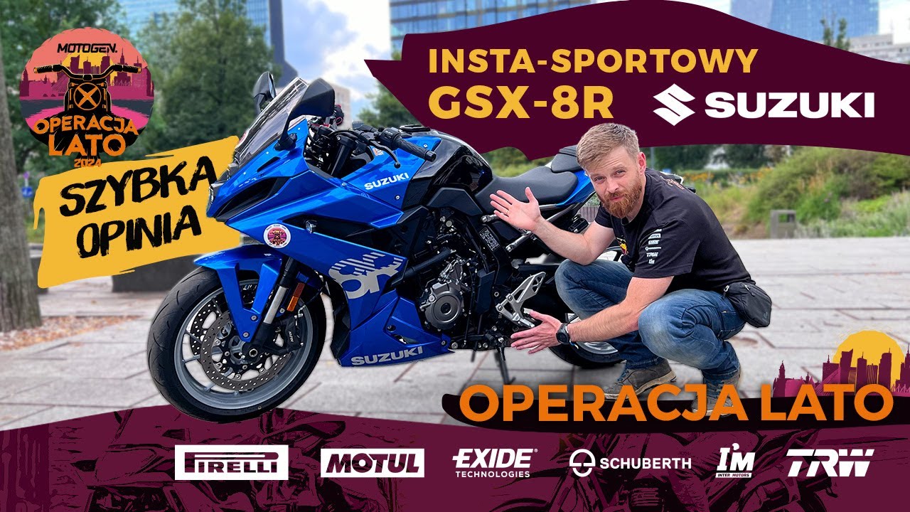 Suzuki GSX-8R - motocykl natychmiastowy! [Operacja Lato, szybka opinia]