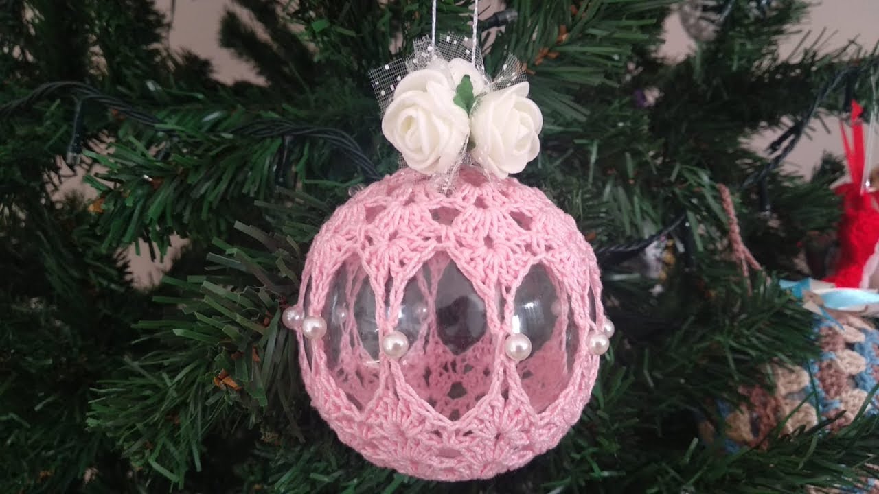 Pallina di Natale Uncinetto Tutorial 🎄 Crochet Christmas Ball Ornaments ✨ Esfera de Navidad Crochet