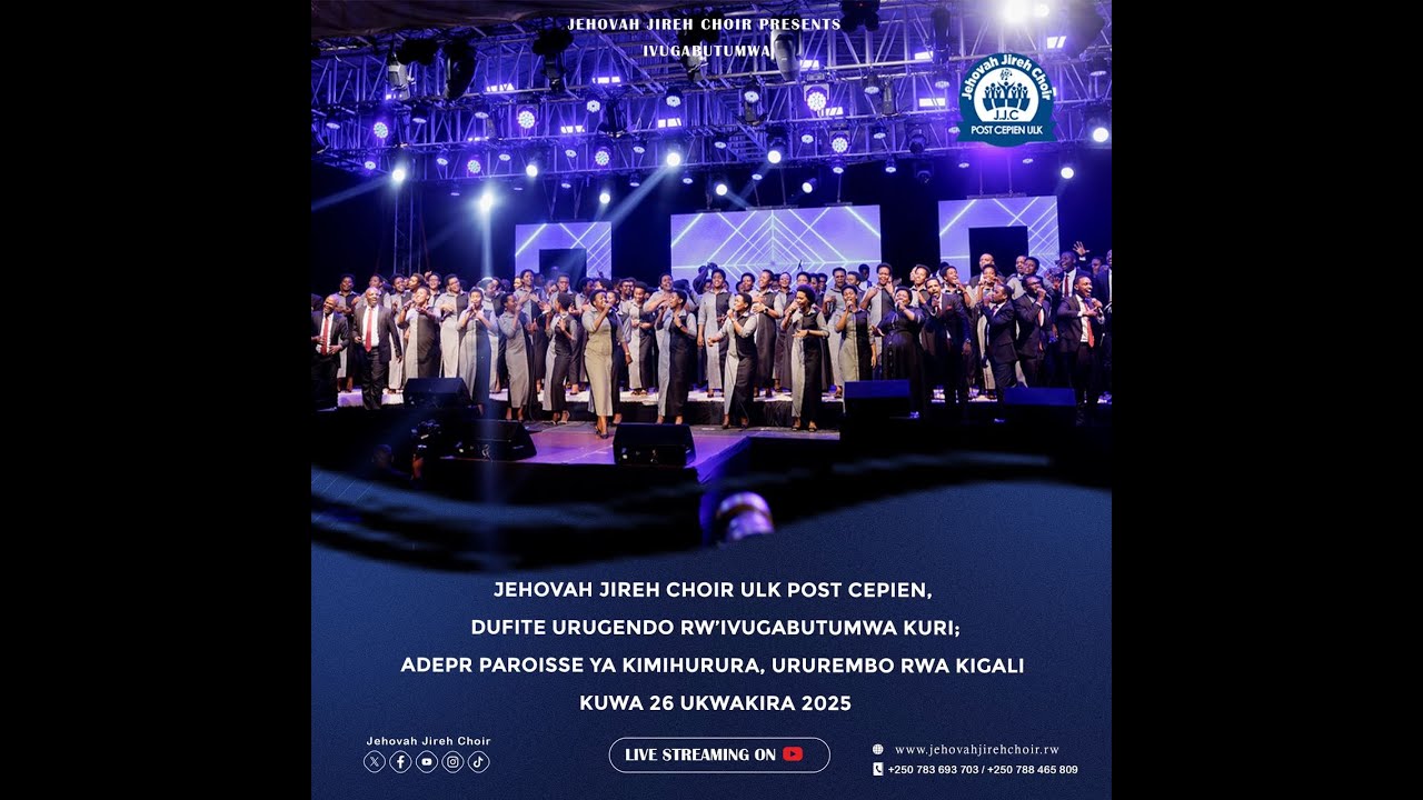🔴LIVE CONCERT:JEHOVAH JIREH CHOIR MU IVUGABUTUMWA //ADEPR KIMIHURURA.