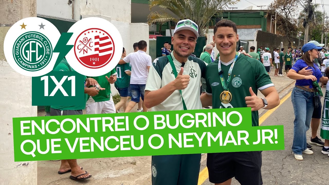 Guarani 1x1 Náutico | E o acesso será decidido no Dérbi 212