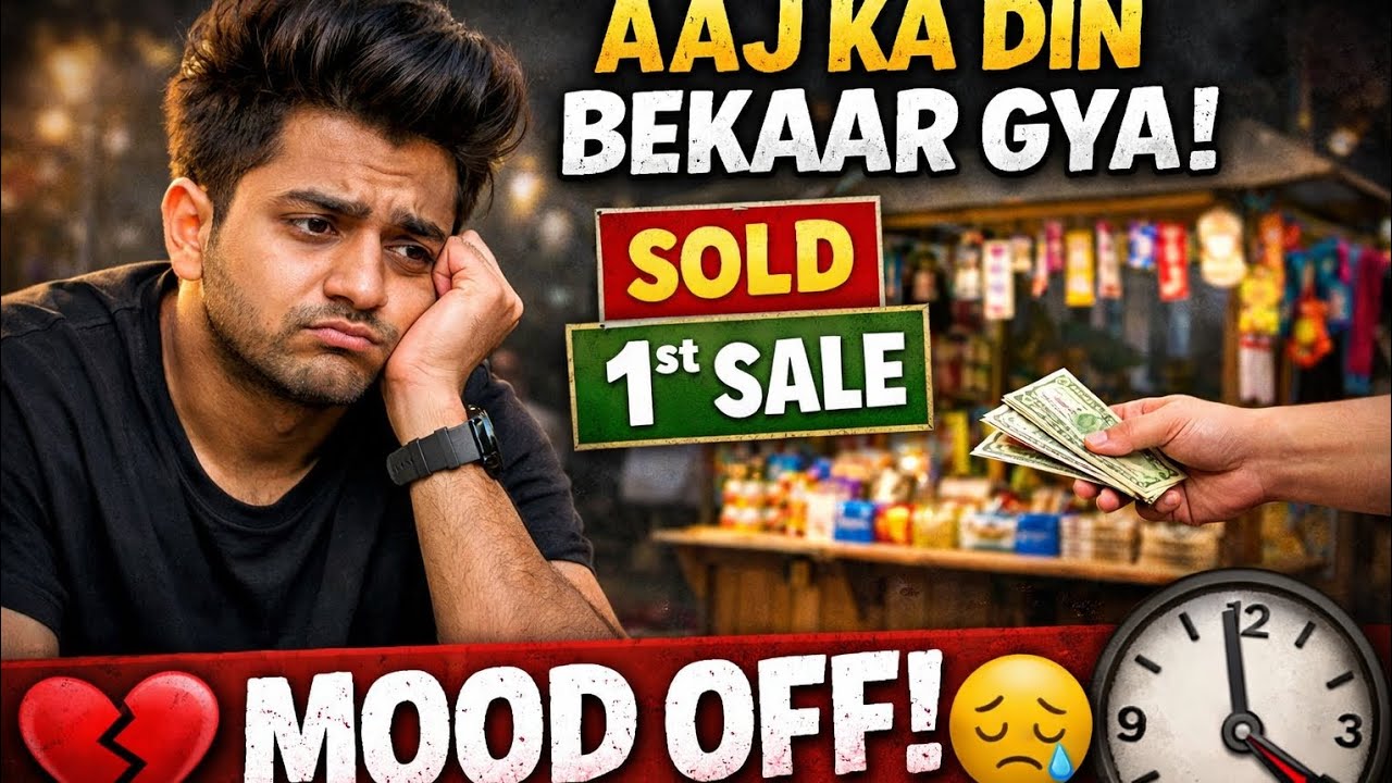 “Pura Din Baithe Rahe… Phir Jaake First Sale Hui 😞 | Real Vlog” |#dukanwalavlog #mandi #newvlog |