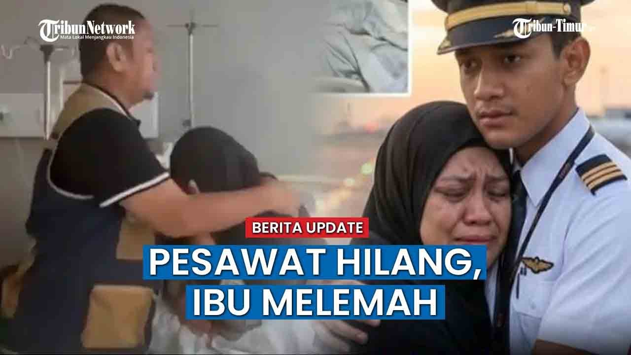 Kondisi Ibu Co-Pilot Melemah, Pecah Tangis Minta Pertolongan ke Bupati Lutim