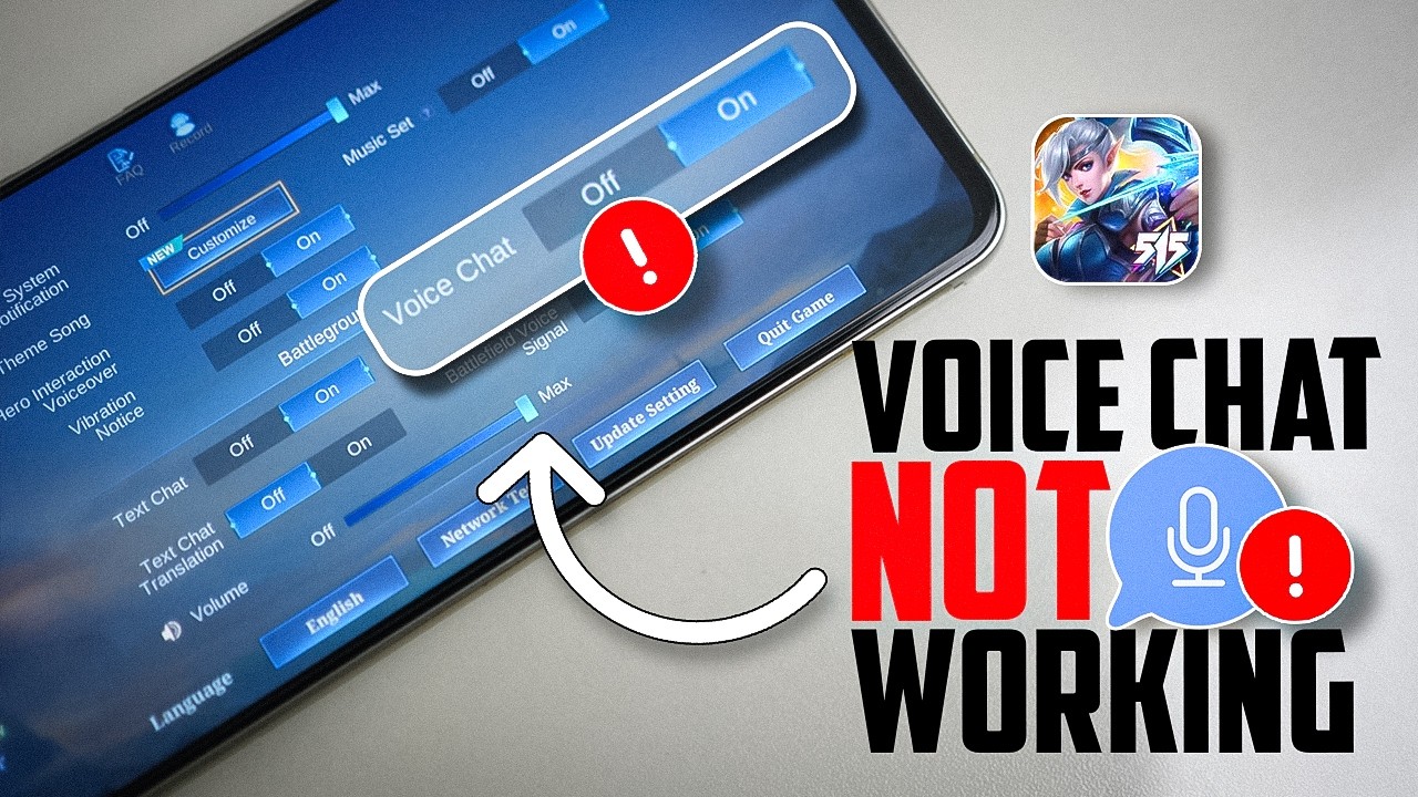 How To Fix Voice Chat Not Working on Mobile Legends Android | MLBB Mic & Voice Bug Fix