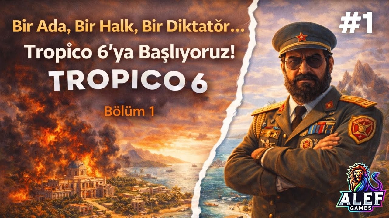 Bir Ada, Bir Halk, Bir Diktatör… Tropico 6’ya Başlıyoruz! | Bölüm 1