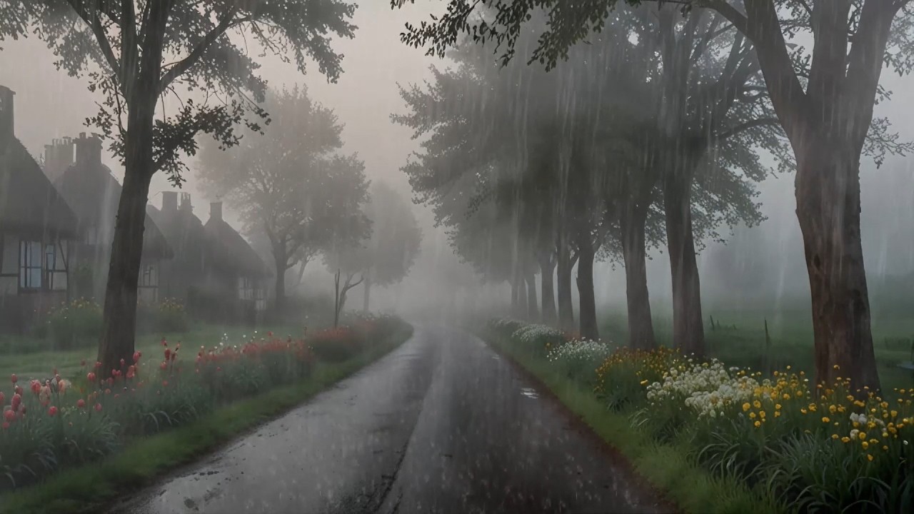 Relaxing Rainfall Ambience to Unwind the Mind and Sleep Better | Soft Rain Sounds