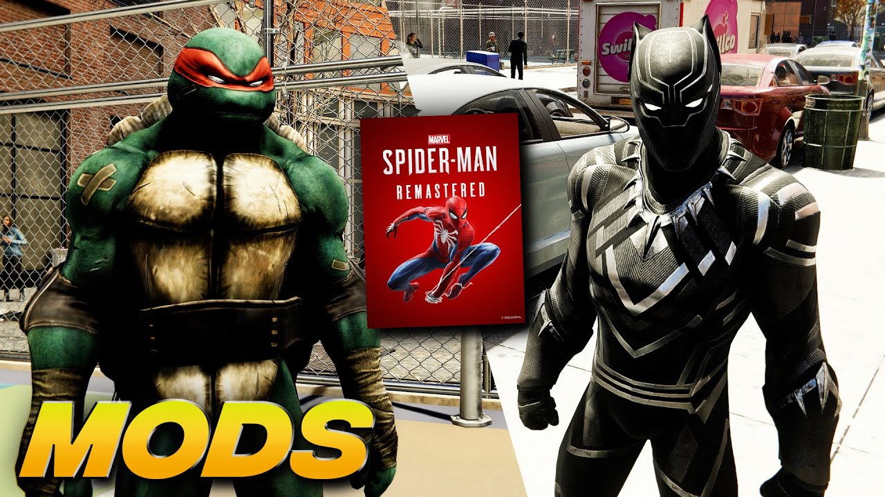 TMNT and Black Panther Mods In Marvel’s Spider-Man Remastered