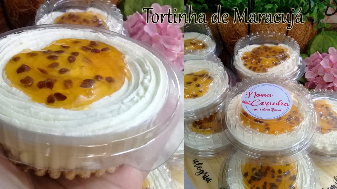Tortinha de Maracujá - Faça e Venda!!! Deliciosa e Econômica!